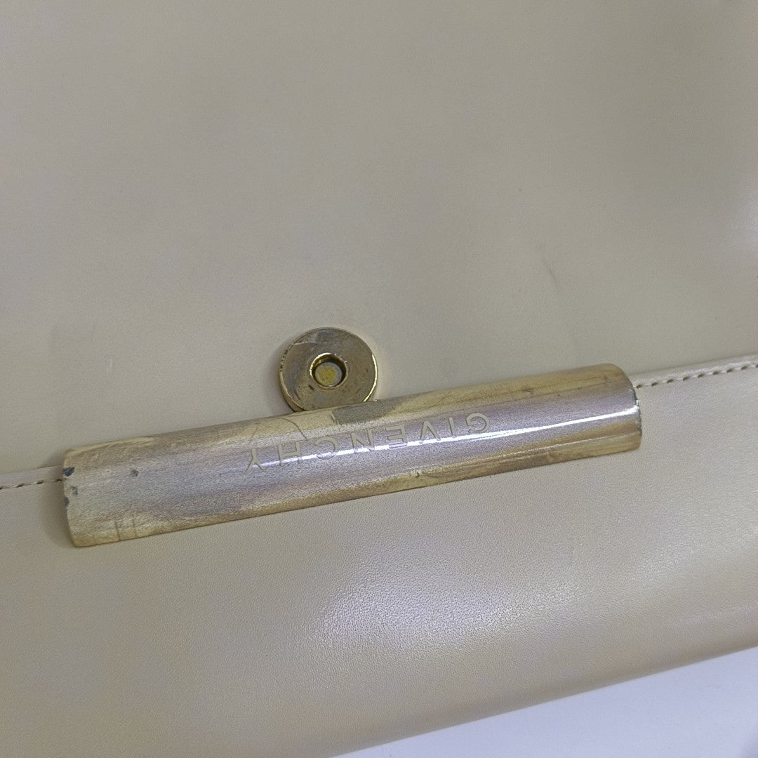 Calfskin Top Handle Bag Beige