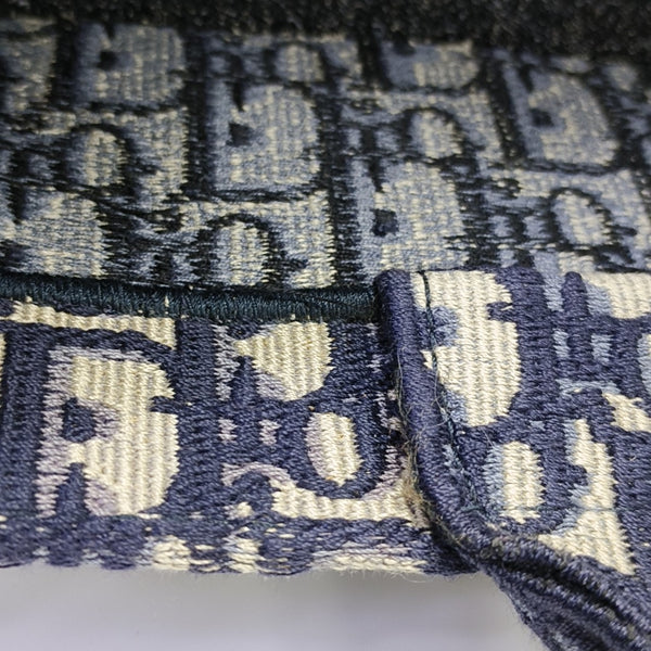 Book Tote Medium Oblique Canvas Blue