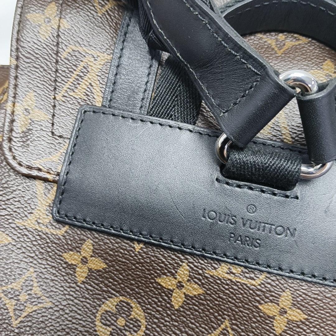 CHRISTOPHER MM Monogram Coated Canvas Brown