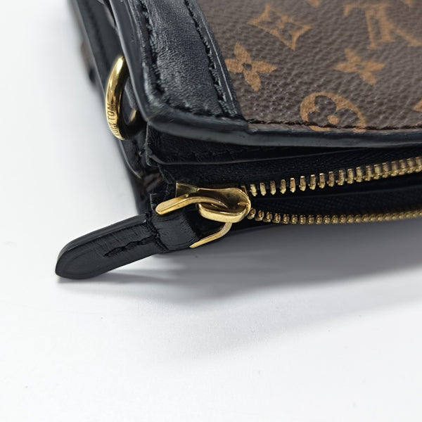TRUNK Monogram Coated Canvas Brown