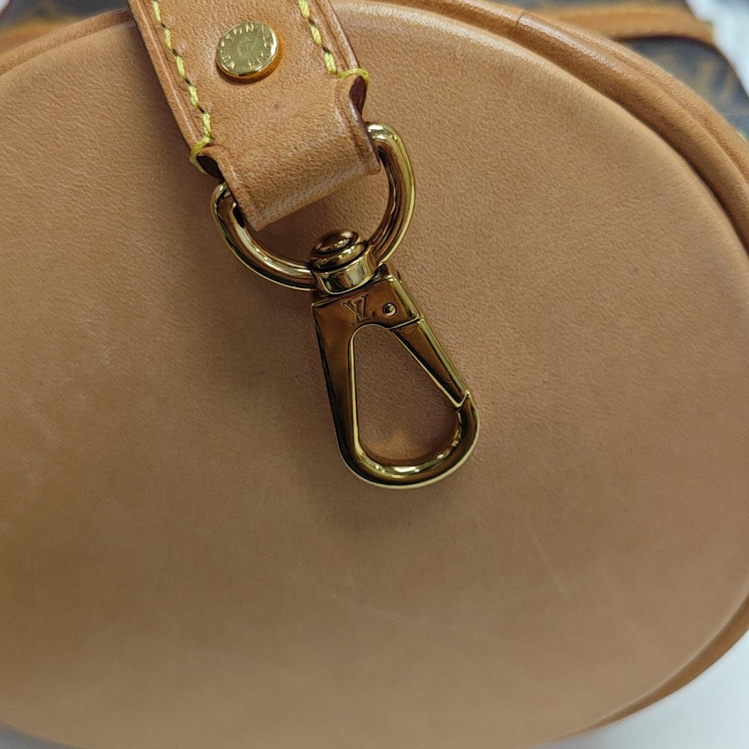 DUFFLE Monogram Coated Canvas Brown