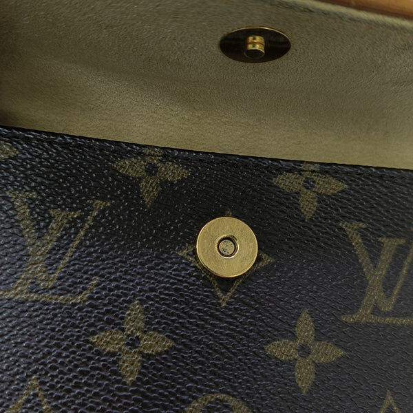 FLORENTINE Monogram Coated Canvas Brown