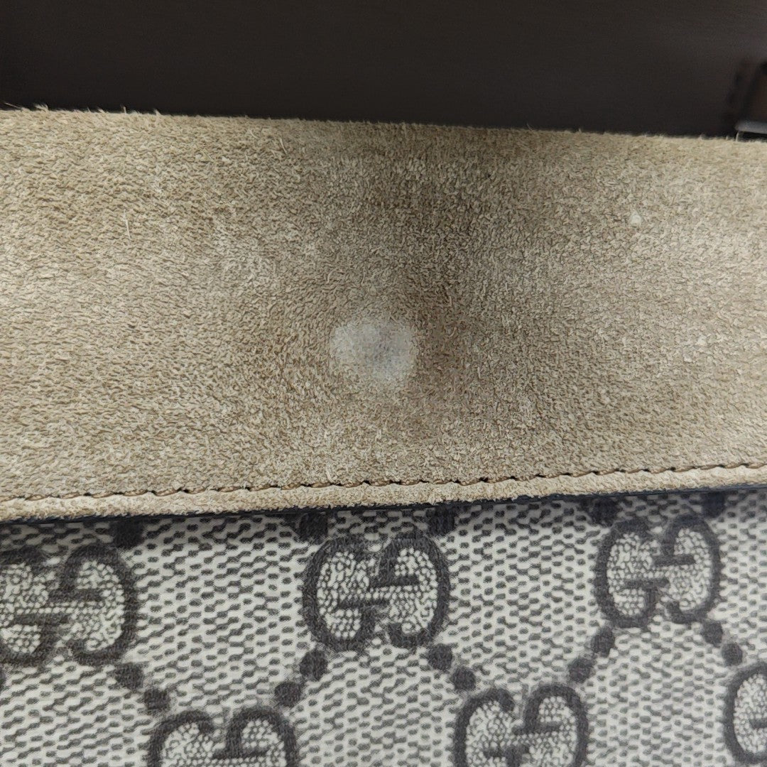 Dionysus Super Mini Monogram Coated Canvas Beige