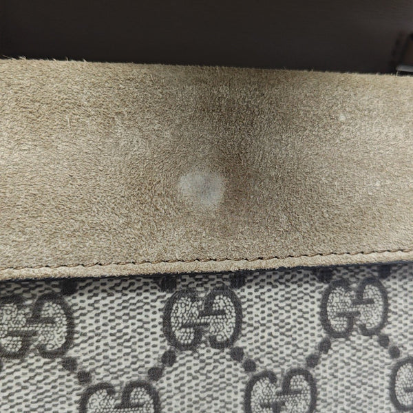 Dionysus Super Mini Monogram Coated Canvas Beige