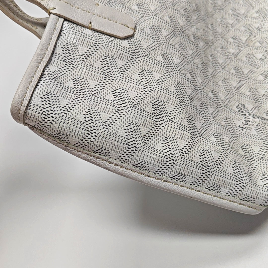 Anjou Mini Coated Canvas White