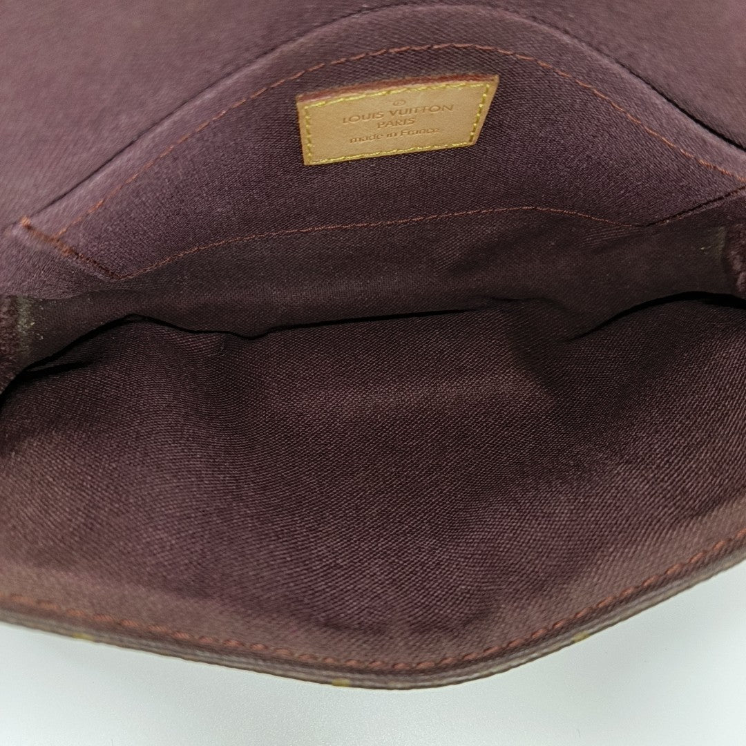 FAVORITE PM Monogram Coated Canvas Brown