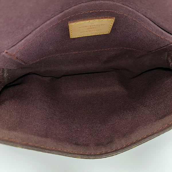 FAVORITE PM Monogram Coated Canvas Brown