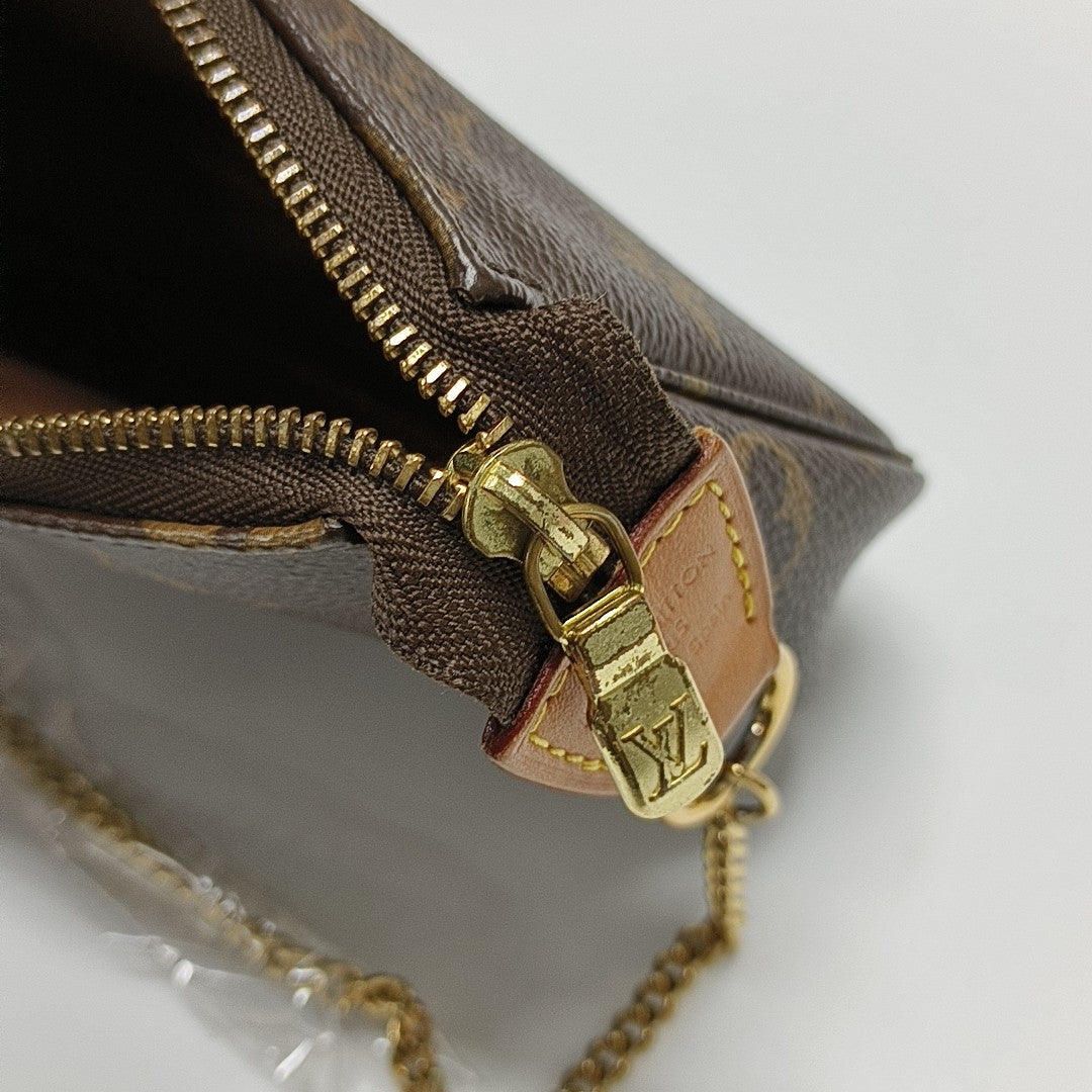 ACCESSOIRES Mini Monogram Coated Canvas Brown