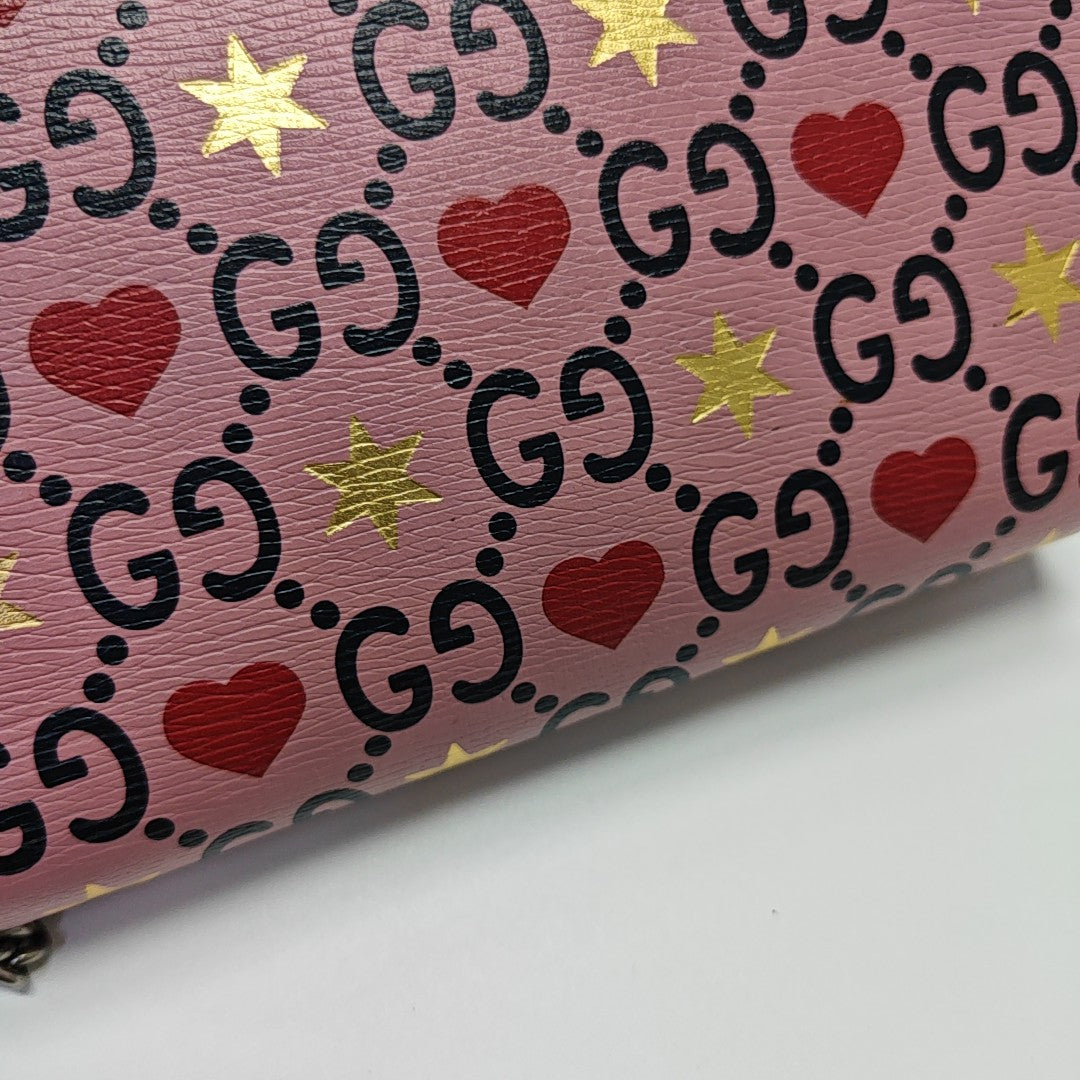 Dionysus Super Mini Monogram Calfskin Pink