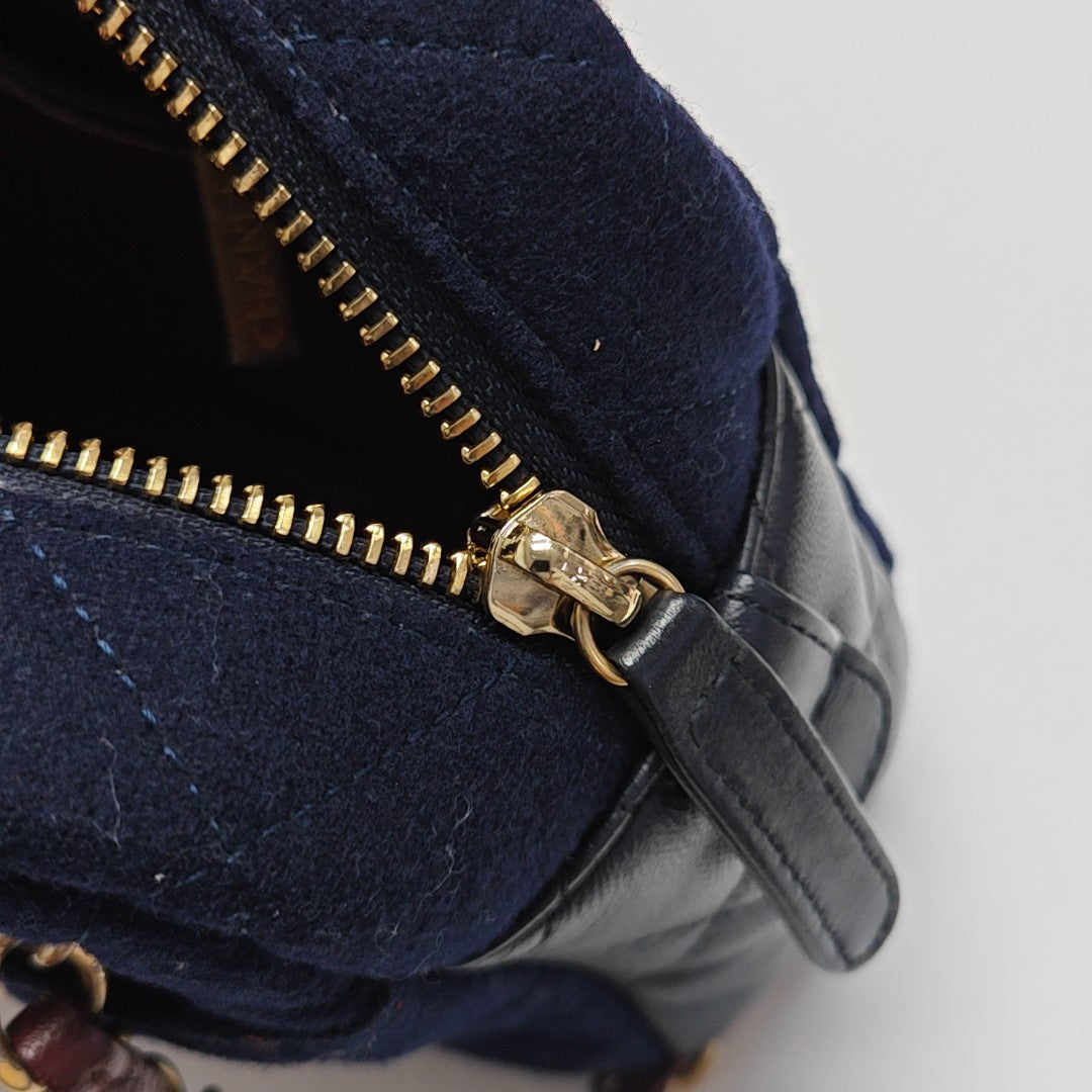 Quilted Sheepskin Blue