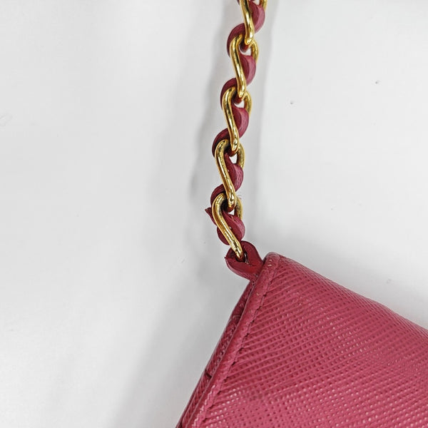 Calfskin Shoulder Bag Red