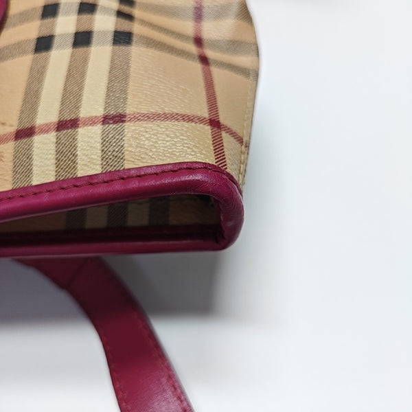 Nova Check Coated Canvas Brown
