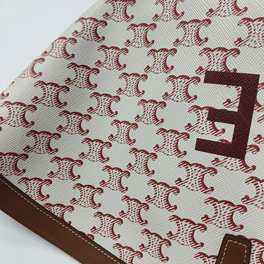 COUFFIN Medium Coated Canvas White