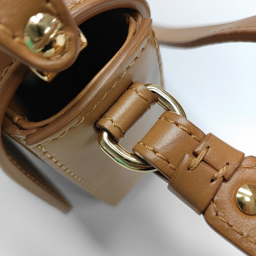 Chloé C Mini Calfskin Brown