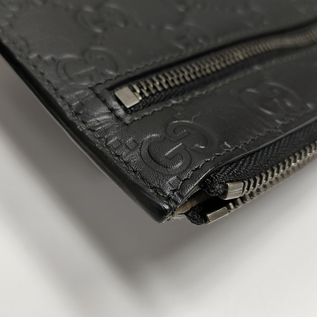 Monogram Calfskin Clutch Black