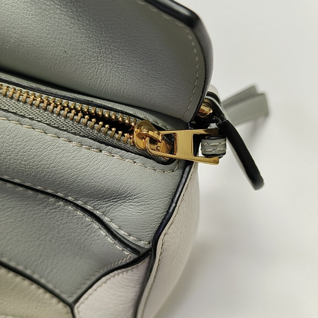 Puzzle Mini Calfskin Multicolor