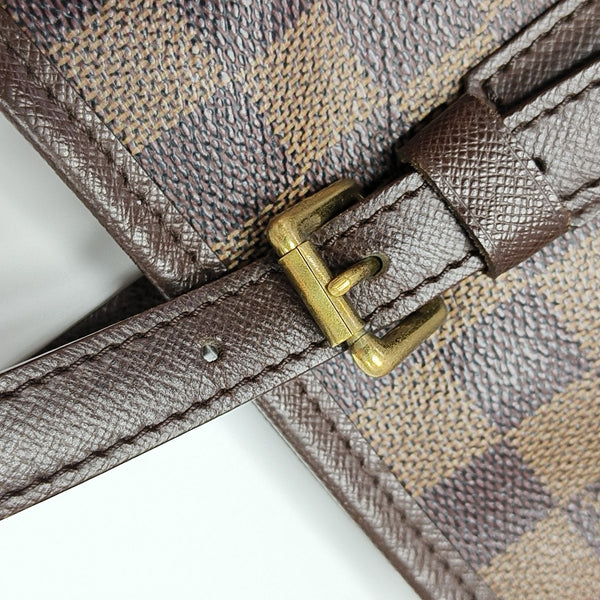 BUCKET PM Damier Ebene Coated Canvas Brown