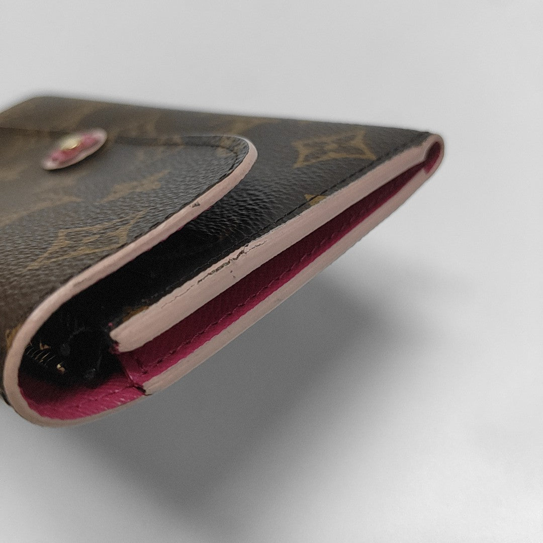 EMILIE Monogram Coated Canvas Brown Wallet