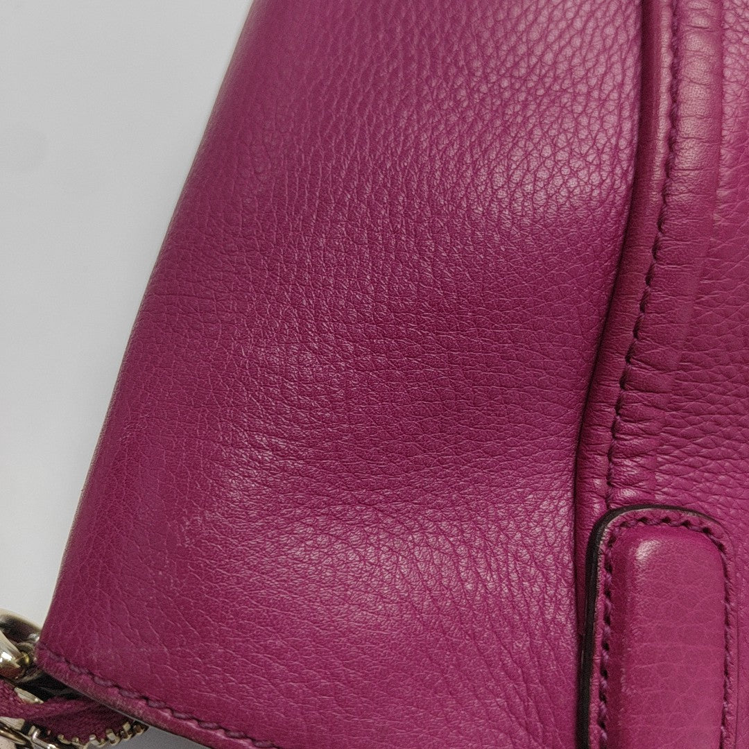 Soho Small Calfskin Red