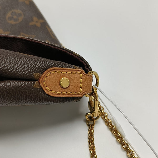 FAVORITE PM Monogram Coated Canvas Brown