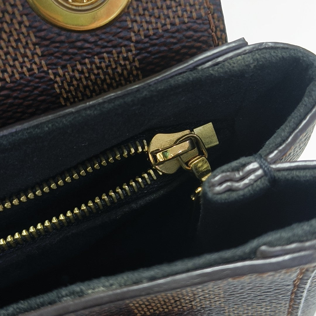 VAVIN PM Damier Ebene Coated Canvas Brown