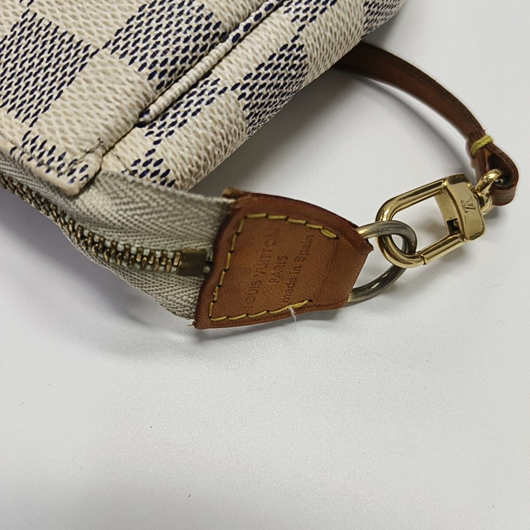 ACCESSOIRES GM Damier Azur Coated Canvas White