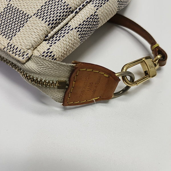 ACCESSOIRES GM Damier Azur Coated Canvas White