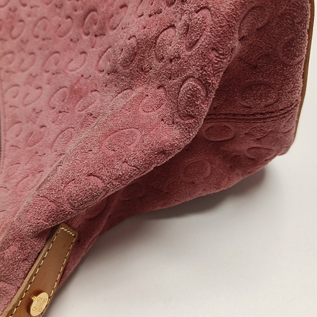 Suede Shoulder Bag Pink