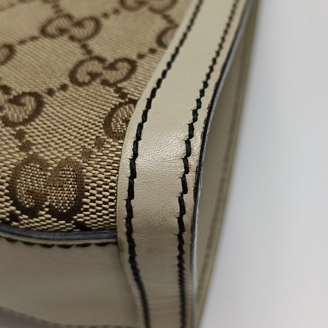Emily Chain Monogram Canvas Beige