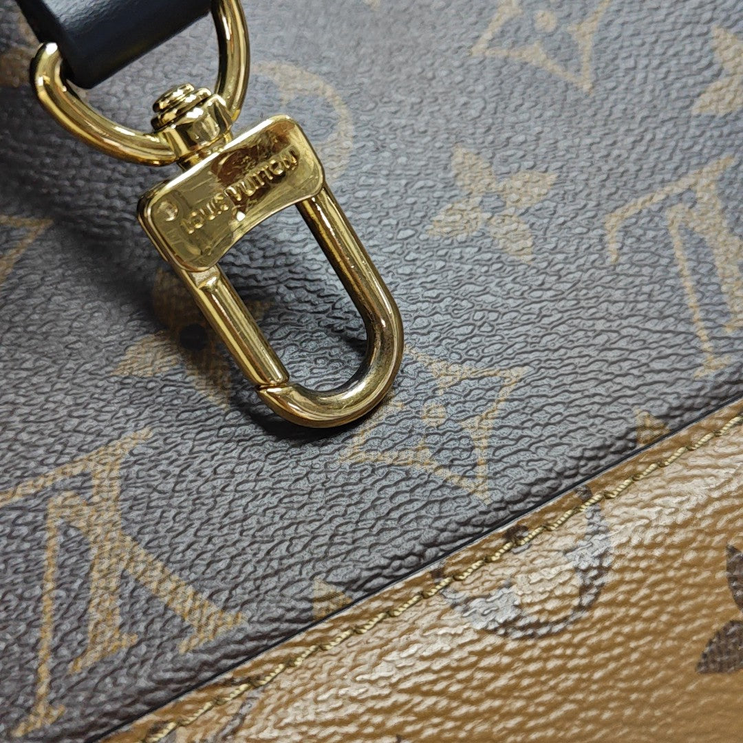 EDEN Monogram Coated Canvas Brown