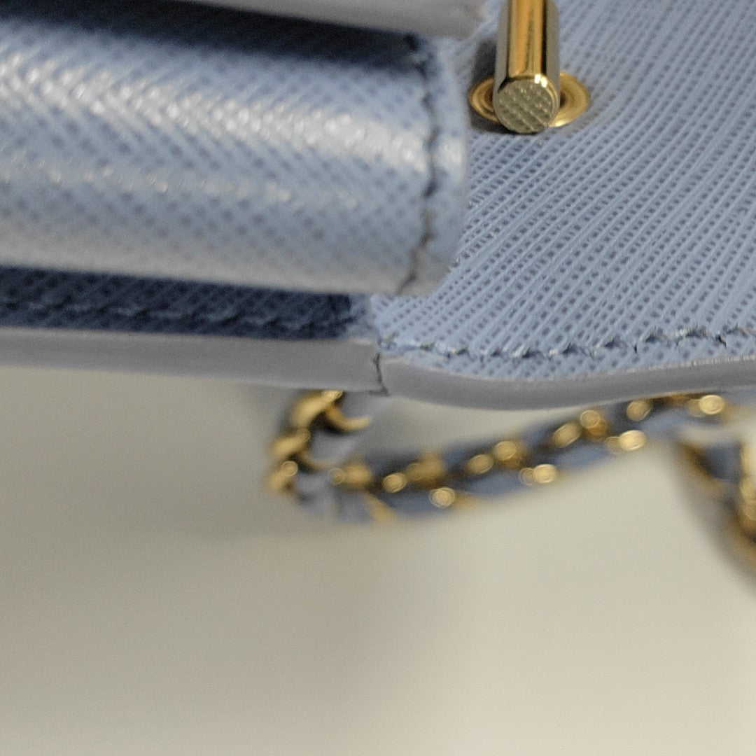 Ginny Calfskin Blue