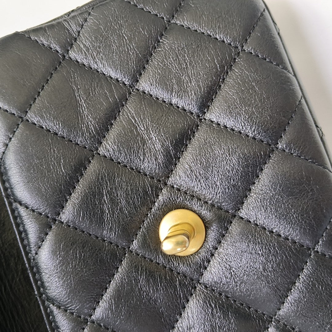 Quilted Calfskin Black