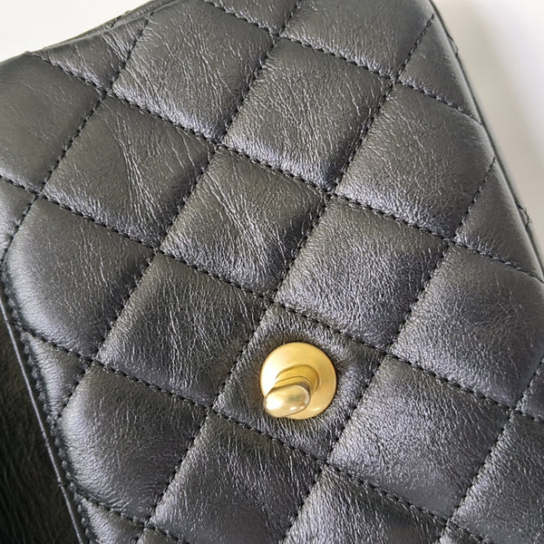 Quilted Calfskin Black