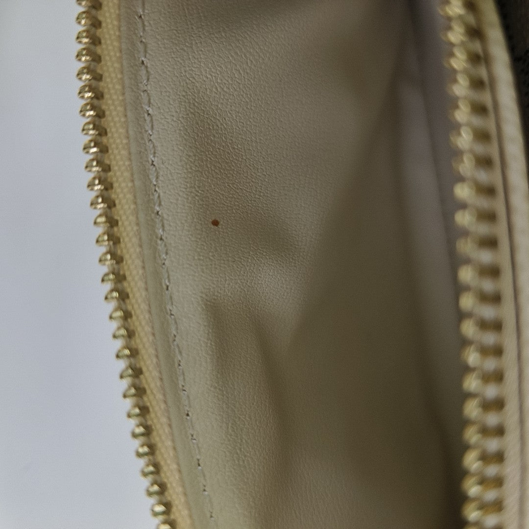 EMILIE Damier Azur Coated Canvas White Wallet