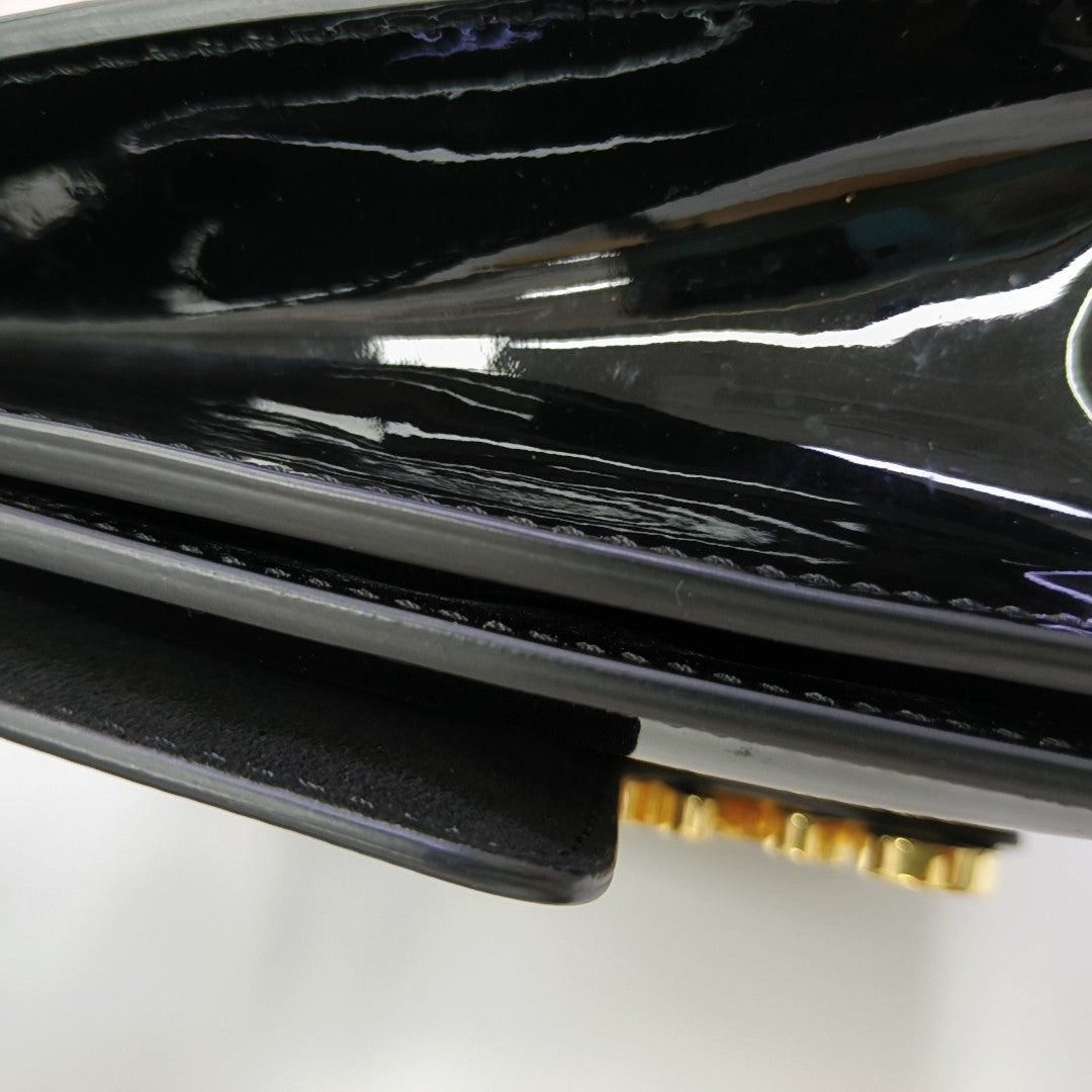 Karligraphy Patent Leather Black