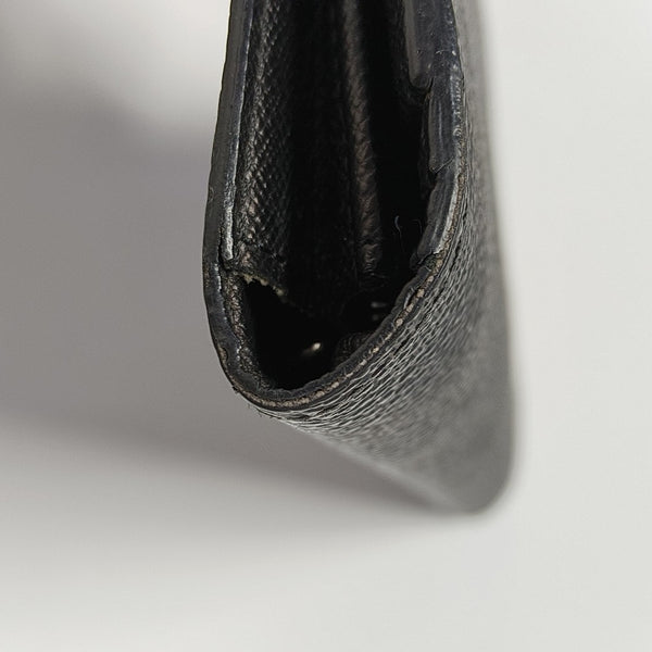 BRAZZA Damier Graphite Coated Canvas Black Wallet