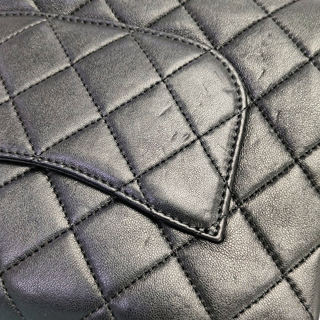Quilted Lambskin Black