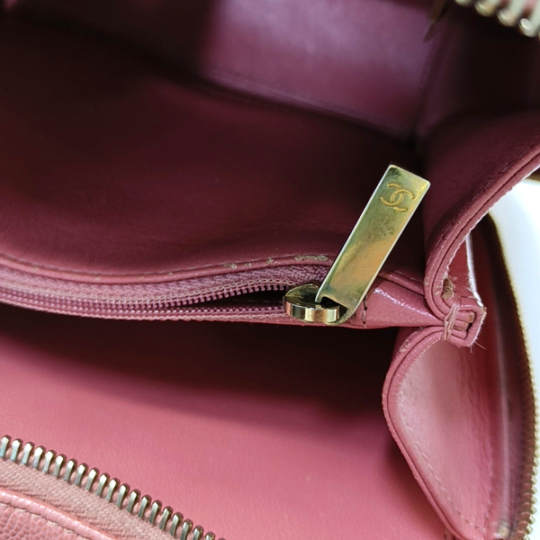 FILIGREE Quilted Grained Calfskin Red