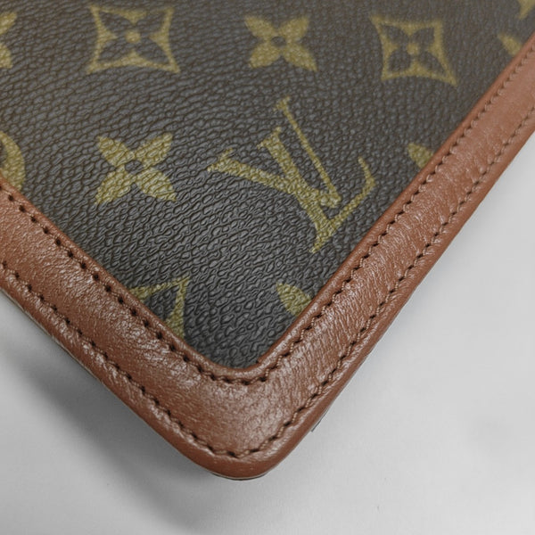 DAME Monogram Coated Canvas Brown