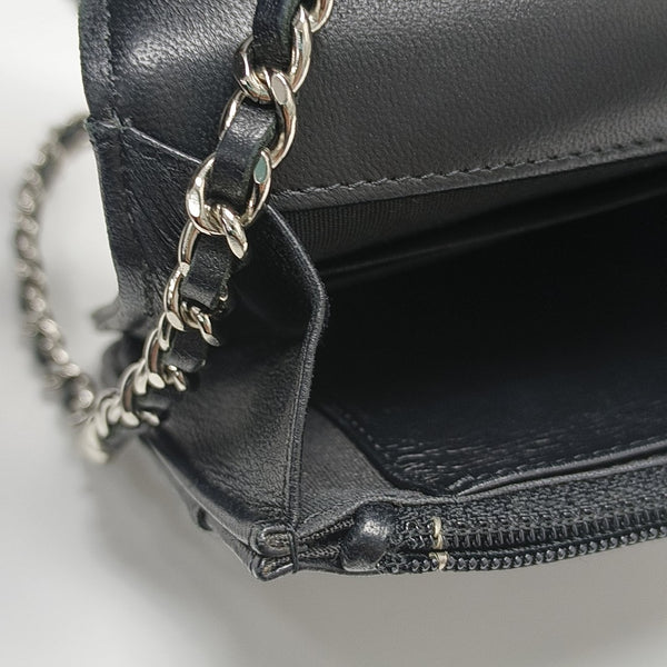 BOY CHANEL Mini Quilted Lambskin Black