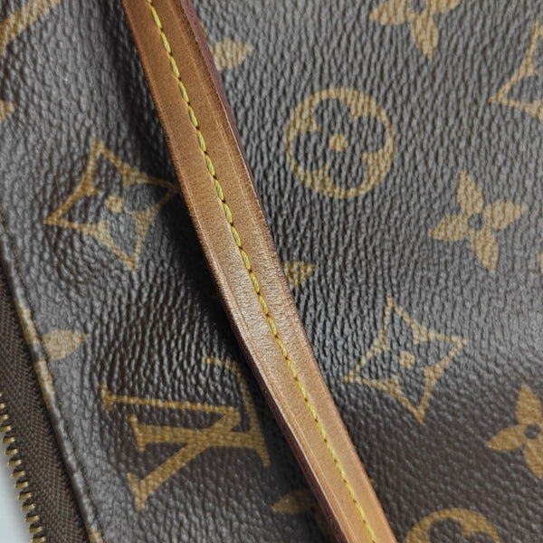 ACCESSOIRES GM Monogram Coated Canvas Brown