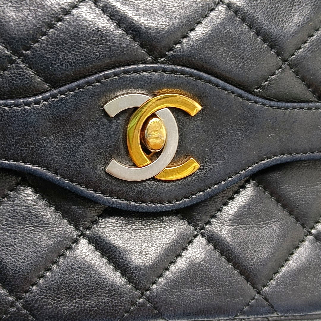 Quilted Lambskin Black