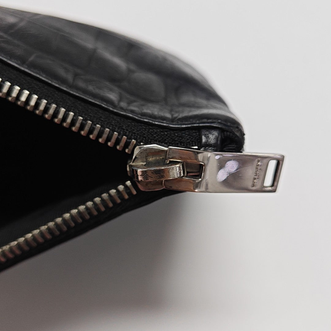 Calfskin Clutch Black