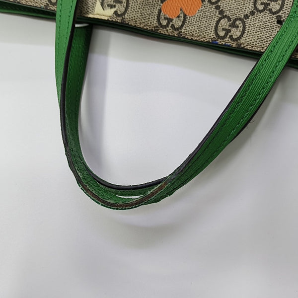 GG Imprime Coated Canvas Beige