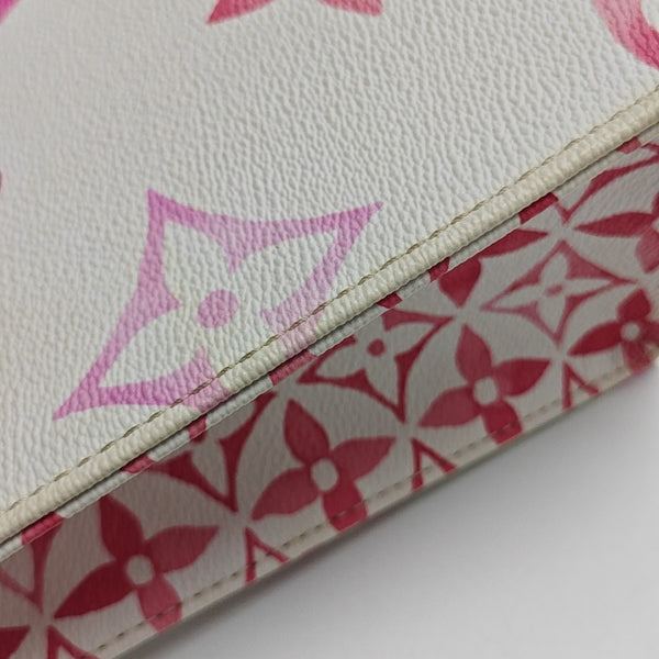ONTHEGO PM Monogram Coated Canvas White