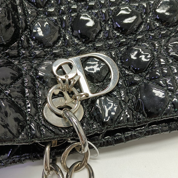 Dior Soft Cannage Patent Leather Black
