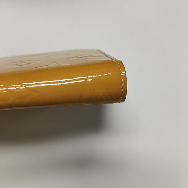 ZIPPY Monogram Patent Leather Yellow Wallet