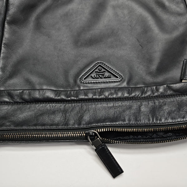 Calfskin Shoulder Bag Black