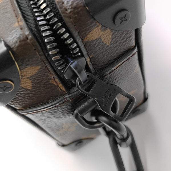 SOFT TRUNK Mini Monogram Coated Canvas Brown