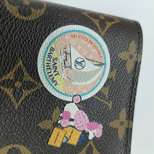 Monogram Coated Canvas Card Holder Brown